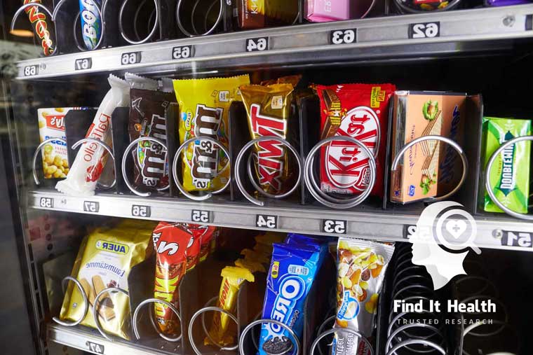 Vending machine caffeine tolerance crash diabetes with sugar vs caffeine