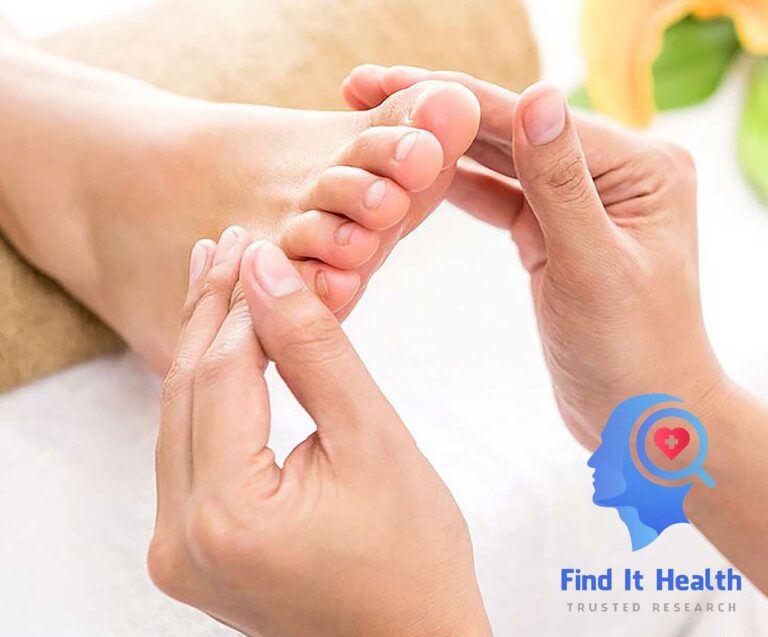 Foot massage for diabetic neuropathy in legs and feet