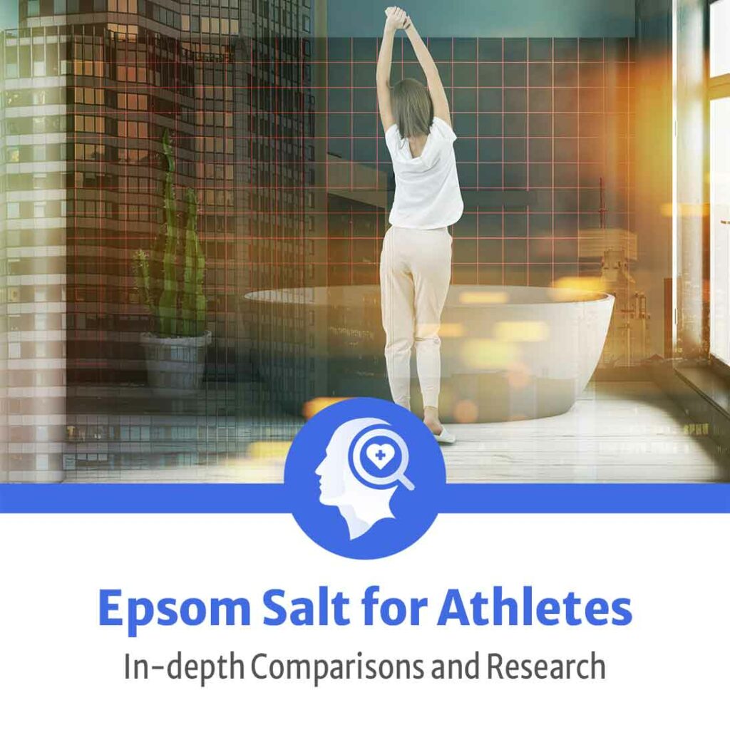 epsom salt for athletes with a woman by a bath find it health