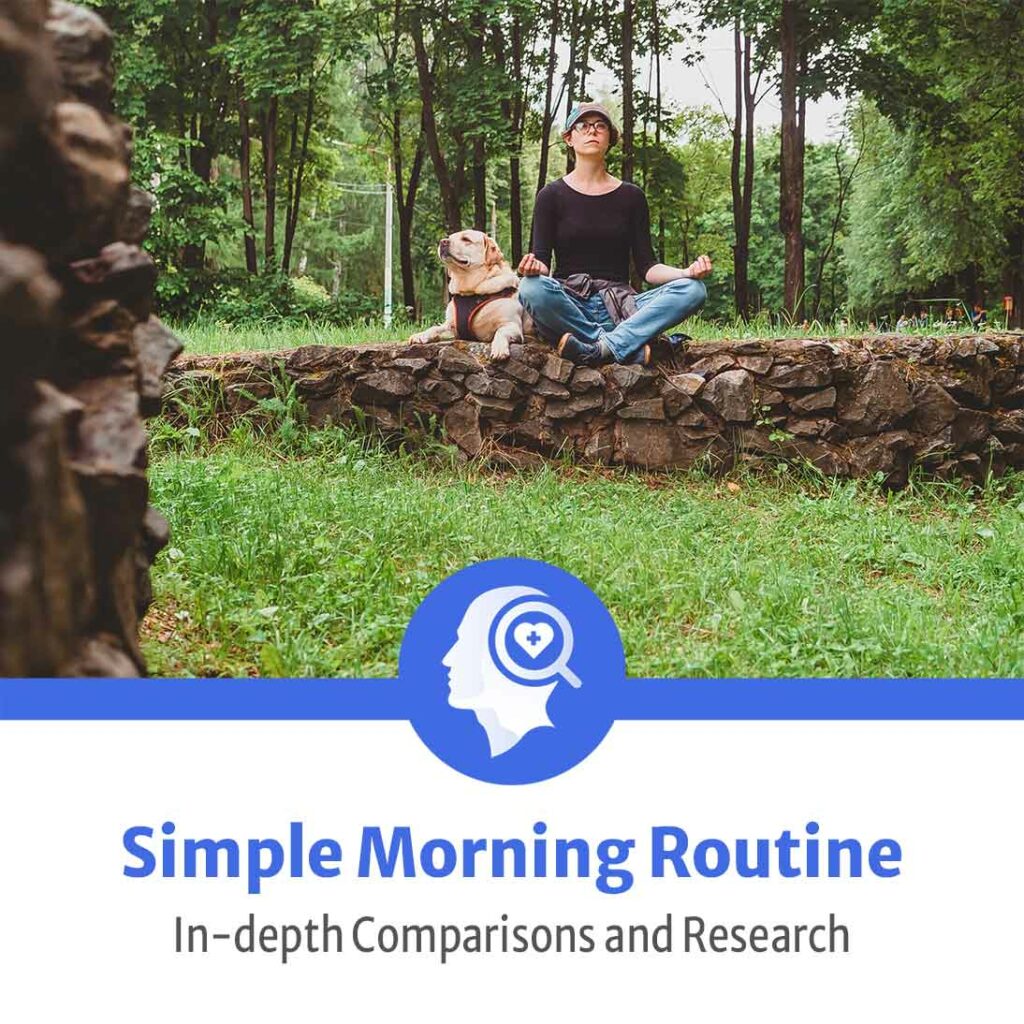 simple morning routine for self care and overall wellbeing