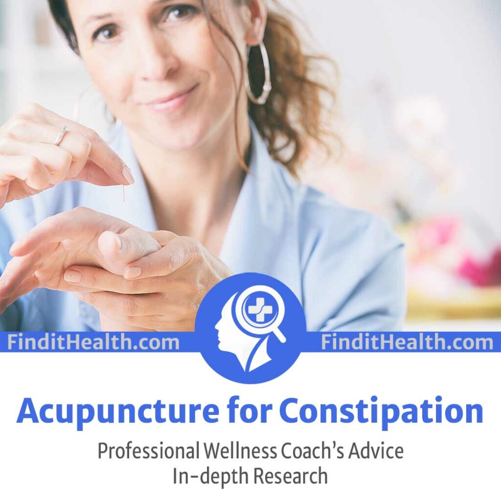 Acupuncture for Constipation Protocol from Health Coaches at Find It Health