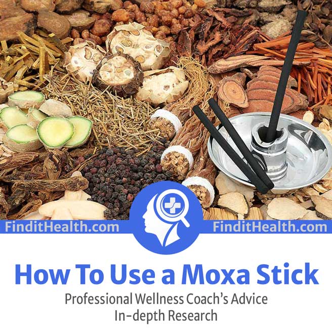 How to Use a Moxa Stick from Wellness Coaches Advice and The Moxa Treatment Points to Use